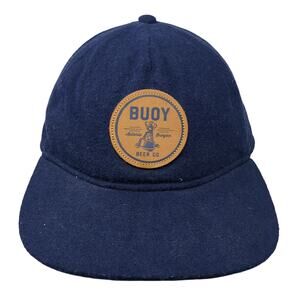 Buoy Beer Company Slideback 5 Panel Cap Blue One Size Adjustable Lightweight